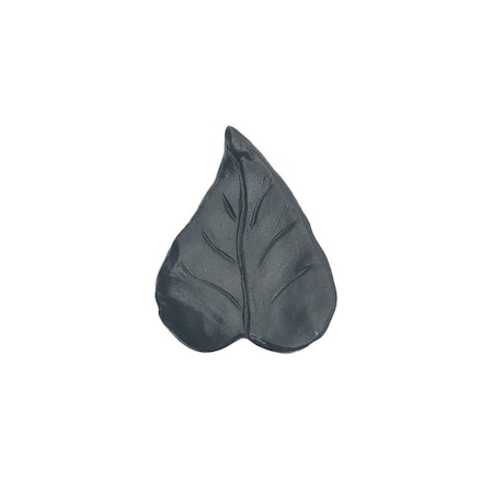 Acorn Mfg Acorn  Realistic Leaf Cabinet Knob Pull, Black APRBP